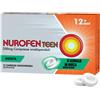 NUROFENTEEN MINT 200MG 12 CPR ibuprofene funzione antinfiammatoria e antidolorifica contro febbre, mal di testa, dolore ai denti e mestruali