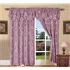Elegant Comfort Set di Tenda a Pannello, in Stile Penelopie Jacquard, Purple, 54x84 Inches