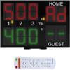 GAN XIN Tabellone Segnapunti Elettronico, Tabellone Digitale 1,8 Pollici Tennis Elettronico Segnapunti con Telecomando per Tennis, Pallavolo, Baseball