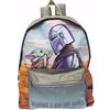 William Lamb Disney Star Wars The Mandalorian Yoda - Zaino grande per la scuola e il viaggio, 40 cm, multicolore, Taglia unica