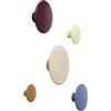 Dots Wood appendiabiti a muro