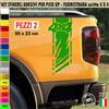 Kit 2 Adesivi Universali FASCIA 4x4 OFF ROAD Pick-Up Fuoristrada Suv cod.2418