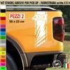 Kit 2 Adesivi Universali FASCIA 4x4 OFF ROAD Pick-Up Fuoristrada Suv cod.2418