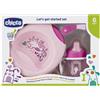 CHICCO (ARTSANA SpA) Chicco Set Pappa Rosa Con Cucchiaio 6m+