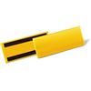 Durable 175704 Tasche con Bande Magnetiche, 1/2 A5 Orizzontale, Confezione da 50 Pezzi, Giallo
