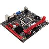 PUSOKEI Scheda Madre Desktop LGA1155 DDR3, Scheda Madre da Gioco Compatta I7 I5 I3 M ATX, Scheda di Rete SATA3.0x1 SATA2.0x3 PCI E8Xx1 100M, Scheda Madre Computer PCB B75M 16GB