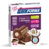 Pesoforma Barrette Cioccolato Cuore Cocco 12pz