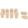 Yosoo Health Gear Tappi Sughero Per Bottiglie Di Vino e Birra - Legno Di Birra Artigianato in Sughero Naturale - Tappi Di Ricambio (S 20 * 15 * 35)