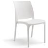 PAZZO DESIGN Sedia Alberto set da 4 sedie bianco, Polipropilene