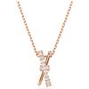 SWAROVSKI PENDENTE HYPERBOLA, TAGLIO MISTO ORO ROSA