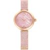 SWAROVSKI OROLOGIO ILLUMINA, SWISS MADE, BRACCIALE IN CRISTALLO ROSA