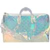 Louis Vuitton Pre-Owned - Borsa da viaggio Keepall Bandouliere 50 2018 - Donna - PVC - Taglia unica - Argento