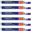 STAEDTLER Mars Micro Carbon 250 - Ricariche per matite 2B da 0,5 mm, 6 tubi/confezioni (72 cavi) 2B