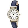 Anne Klein - Orologio da donna con cinturino in pelle, Blu