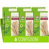 enerzona Enervit, EnerZona Cracker Chia e Sesamo, Monoporzioni, 6 Minipack da 24 Grammi, 100% Vegetale, per Mantenere il Tono Muscolare, con Proteine di Soia, Pisello e Farro, con Olio Extra Vergine di Oliva