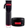 Babyliss Pro 4Artist Boost+ Clipper Matte Black & Red FX8700RBPE + Base Ricarica