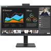 LG 27BQ75QC Monitor Professionale IPS 27'' Quad Hd USB-C Speaker e Webcam Integrati