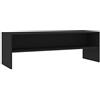vidaXL Mobile TV con Vano a Giorno Stile Classico Pratico Credenza Armadietto Basso Multimediale Nero 120x40x40 cm in Multistrato