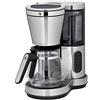 WMF Lumero - Macchina da caffè con caraffa in vetro, 10 tazze, funzione timer, piastra riscaldante, macchina da caffè con serbatoio dell'acqua rimovibile, spegnimento automatico, 1000 W