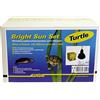 Lucky Reptile Set Bright Sun Turtle - Sistema di lampade a vapori Metallici 70 W per Tartarughe d'Acqua - Lampada riscaldante Supporto e Alimentatore - Spettro di Luce Diurna - Set UV Nero