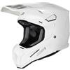 Just1 Casco Moto Cross Enduro in Carbonio Just1 J22 SOLID Bianco L