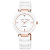 ANNE KLEIN AK/1018RGWT Orologio da polso Donna, Ceramica, colore: Bianco, Oro rosa/Bianco