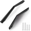 Niviy 10 Pezzi Maniglie Per Mobili Nero Maniglia da Cucina in Alluminio Distanza Tra i Fori 160MM Adatto Per la Decorazione di Mobili da Cucina, Bagno, Armadio e Camera da letto（Con Viti 25 & 35MM）