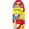 FILA S.P.A Fila Giotto Be-be 6 Matitoni con Temperamatite