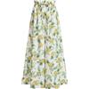 FYMNSI FYMNI - Pantaloni estivi da donna, a gamba larga, elegante, a vita alta, in chiffon, plissettati, con tasca, XXL