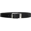 Emporio Armani Leather Logo Uomo Belt Nero