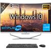 Simpletek Aio All In One I3 2.3ghz 27" Curvo 16gb 120gb 1tb Hdd Win10 Pc Computer Fisso_