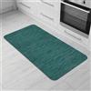 Comart - Tappeto Cucina Nancy - Antiscivolo - Lavabile in Lavatrice - Moderna Passatoia in Ciniglia - Runner per Corridoio e Cucina - Morbido e Resistente - Made in Italy - Giada - 50x100 cm