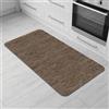 Comart - Tappeto Cucina Nancy - Antiscivolo - Lavabile in Lavatrice - Moderna Passatoia in Ciniglia - Runner per Corridoio e Cucina - Morbido e Resistente - Made in Italy - Marrone - 50x100 cm