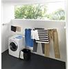 JUWEL Artweger by Rolldry 40142 - Stendibiancheria da Parete Estensibile, Lunghezza 5 x 4,2 m, asciugabiancheria con Tecnica di bloccaggio/bloccaggio/avvolgimento Automatico, Facile da Usare