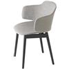 ET AL sedia con scocca imbottita e braccioli CLASSY 1096m - 1096M-E-LE