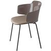 ET AL set da 2 sedie con sedute imbottite CLASSY 1091n - 1091N-E-CR