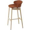 ET AL sgabello con scocca imbottita CLASSY 1097m H 77 cm - 1097M-I-LE