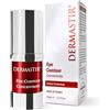 Dermastir Crema Contorno Occhi Antirughe - Riduce Rughe e Occhiaie - con Acido Ialuronico, Pepetidi e Olio di Mandorle - Made in France, 15ml