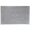 SpazioTessile Tappeto Bagno Scendi Doccia Spugna cm 45x60-60x90-60x120-60x180 Cotone Greca Made in Italy (Grigio, 60x120)