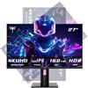 KTC Monitor 4K UHD(3840x2160) 144Hz Monitor Gaming 27 Pollici-Pannello FAST IPS160Hz Schermo PC 1ms GTG, HDR400 132% sRGB, HDMI2.1/DP1.4, VESA, Altezza/Inclinazione/Piroettamento/Orientamento, H27P22S