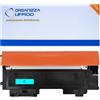Organizza Ufficio W2071X CON CHIP Toner CIANO Compatibile 1.300 Pagine Per HP COLOR LASER 150a, 150n, MFP 178NW, MFP 178NWG, MFP 179FNW HP 117X HP 117A