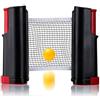 LTHERMELK Rete da ping pong, ping-pong, rete da ping pong allungabile, portatile, rete di ricambio per ping pong net pagaia da gioco, accessori da tavolo, per tutti i tipi di tavoli la famiglia