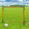 KAIHAOWIN Porta da calcio 3'x2.5'|6'x4'|2'x6'|10'x6.6'-KAIHAOWIN Steel Frame Goal All Weather Soccer Net-Quick Assembly Durable Training Sports Soccer Goals for Backyard Indoor Outdoor-Heavy Duty Metal Soccer