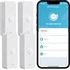 PHOVOLT Sensore di movimento WiFi: sensore di movimento intelligente con notifiche app, sensore di contatto wireless per automazione Smart Home, funziona con Alexa Echo (4 pezzi)