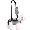 Ownpets Imbracatura per Il Trasporto, Pettorina per Cani di Medie Dimensioni, Asciugamano, Tracolla, Morbida, Impermeabile, Regolabile, Grigio, M