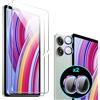 Heioloo [4 Pezzi Vetro Temperato per Xiaomi Redmi Pad Pro 5G/4G /Poco Pad 12.1, [2+2 Pezzi] Pellicola Protettiva con Pellicola Fotocamera, Senza Bolle, 9H Durezza, Anti Graffi, Anti-Impronte
