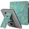 FINTIE Custodia per Kobo Libra H2O 2019 - Stand Cover Protettiva Case con Card Slot e Hand Strap, Funzione Auto Sveglia/Sonno, Shades of Blue