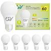 GY Lampadine LED E27, 4.9W (equivalenti a 60W), 807Lumen, 4000K Bianco Neutro, Risparmio Energetico LED A60, Lunga Durata, Basso Consumo,Non Dimmerabile, 6 pezzi