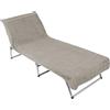 ZOLLNER Telo mare lettino con angoli - asciugamano da spiaggia grigio topolino super morbido e assorbente in 75x215 cm - lavabile a 60°C - cotone - certificato Oeko-Tex (R)