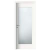 Generico Porta da interni battente vetrata reversibile - Alba (80x210, Bianco)